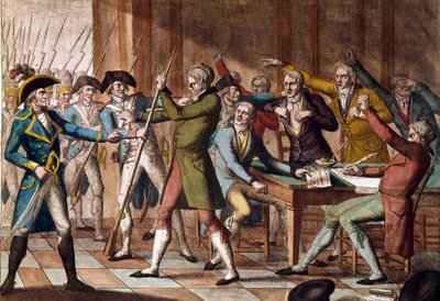 Kupp av 18 Fructidor (4. september 1797). av French School