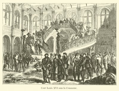 Cour Louis XVI under kommunen av French School