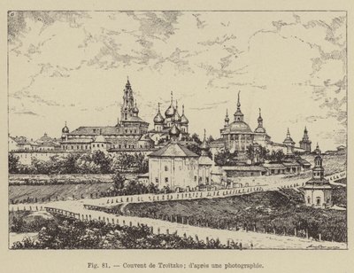 Troitzko kloster (gravering) av French School