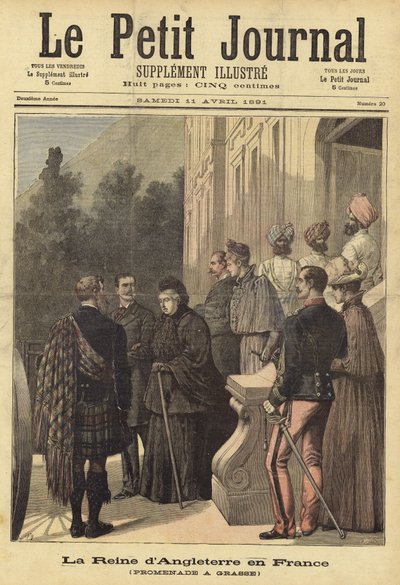 Forside av Le Petit Journal, 11. april 1891 av French School