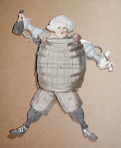 Utklipp av Louis Riqueti (1754-95) Vicomte de Mirabeau, ca. 1790 (se også 104552) av French School