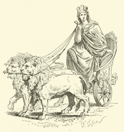 Cybele (gravering) av French School