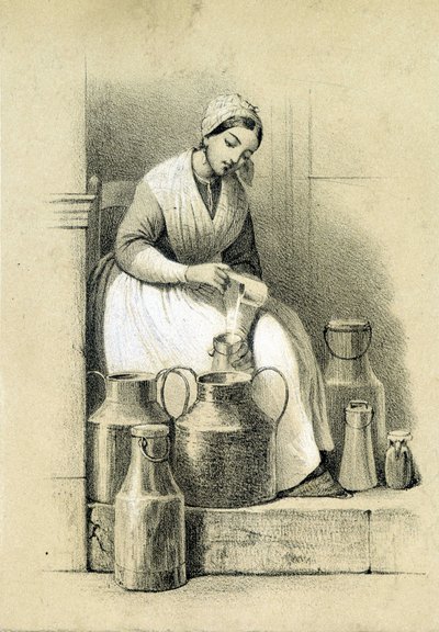 Meieri, Frankrike, v.1855 av French School