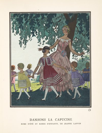 Dansons la Capucine, fra en samling motetallerkener av French School
