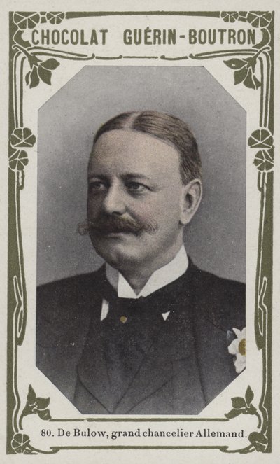 De Bulow, tysk storkansler (farget bilde) av French School