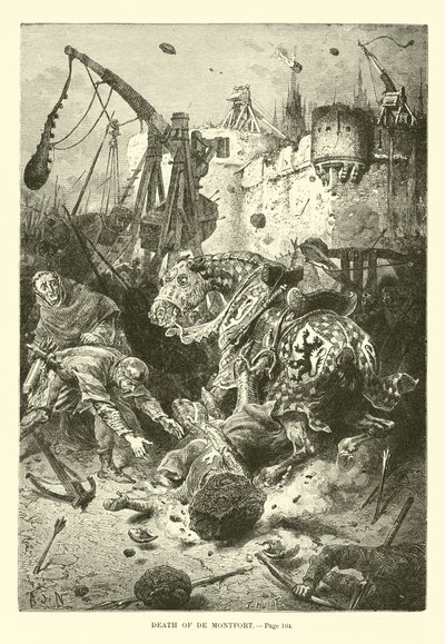 De Montforts død av French School
