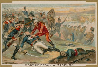 General Desaixs død i slaget ved Marengo, 1800 av French School