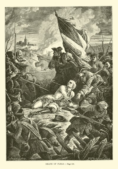 Plelos død av French School