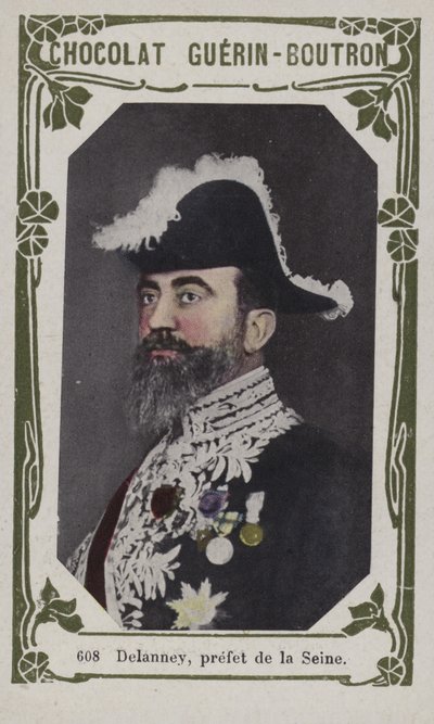 Delanney, prefet de la Seine (farget bilde) av French School