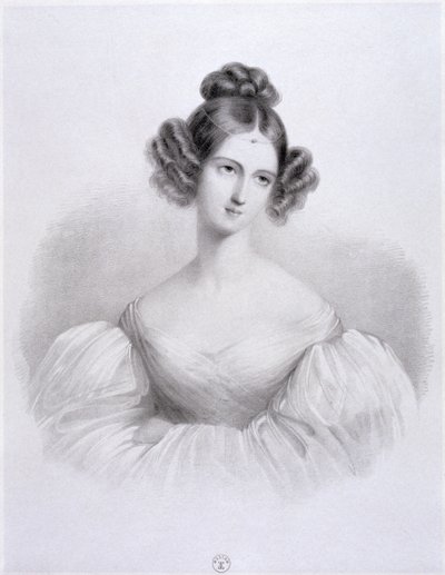 Delphine Potocka (nee Komarow) av French School