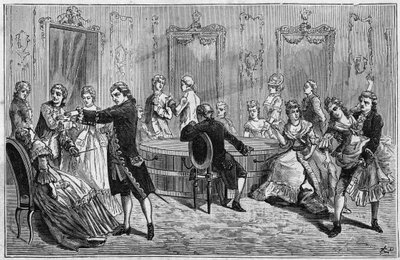 Demonstrasjon av Frederic Antoine Mesmer (Franz Anton Mesmer av French School