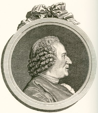 Denis Diderot, 1713 1784. Fransk filosof, kunstkritiker og forfatter. Fra Les Heures Libres utgitt 1908. av French School