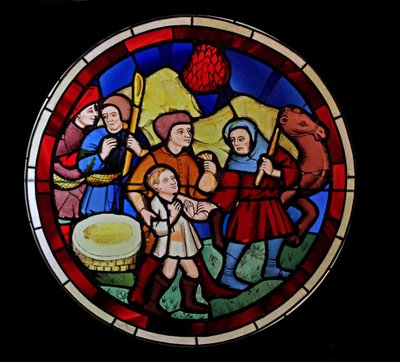 Viser at Joseph blir solgt av brødrene hans, ex Ste Chapelle, Bay N av French School