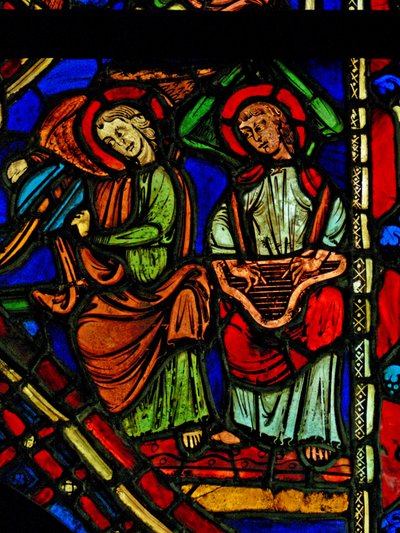 Viser musikengler (eks Varennes-Jarcy - opprinnelig fra Abbey de Gercy?) av French School