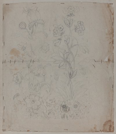 Entwurfszeichnung, spätes 18. Jahrhundert von French School