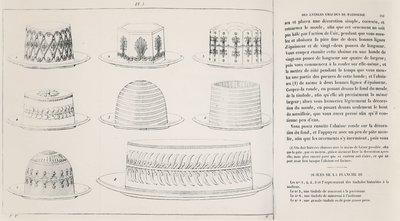 Design for makaroni pauker av Antonin Carême (gravering) av French School