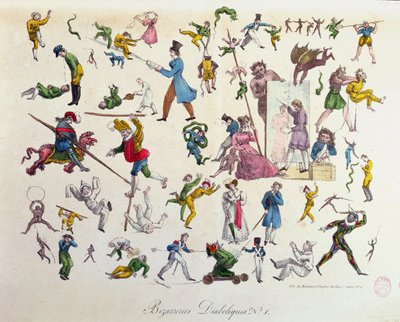 Devilish Oddities, 1823 av French School