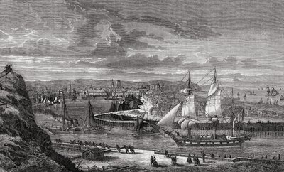 Dieppe på 1700-tallet, fra 