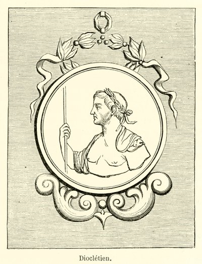 Diocletien (gravering) av French School