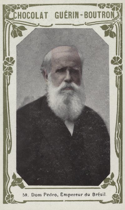 Dom Pedro, keiser av Brasil (farget bilde) av French School