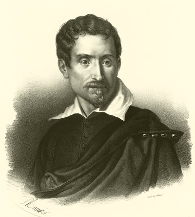 Domenico Zampieri, kjent som Domenichino, portrett av French School