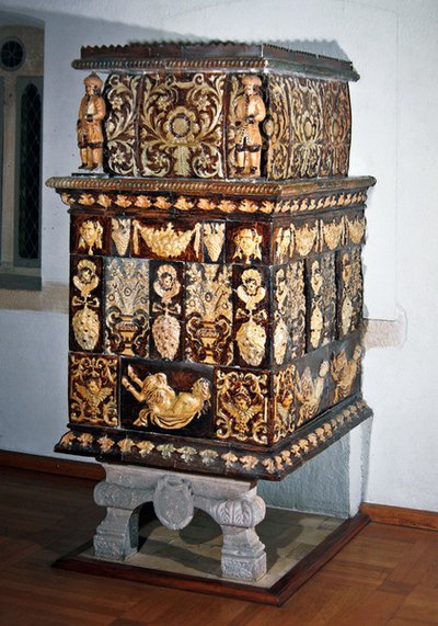Husholdningsovn, ca. 1705 (keramikk) av French School