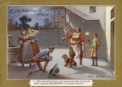 Don Quijote blir riddet av French School