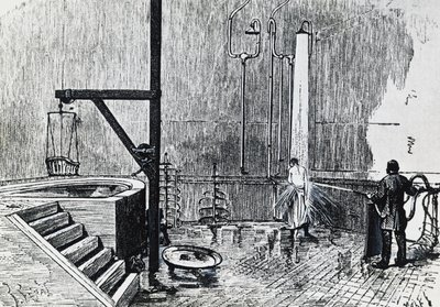 Dr Duvals hydroterapi-etablissement i Chaillot-kvarteret, Paris av French School