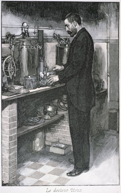 Dr. Pierre Emile Roux (1853-1933) fra La Revue Illustre, 1. oktober 1894 av French School