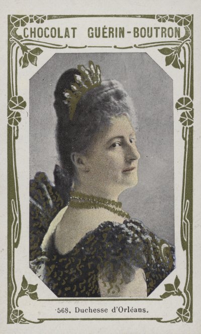 Duchesse dOrleans (farget bilde) av French School