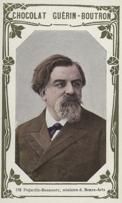 Dujardin-Beaumetz, minister for kunst (farget bilde) av French School