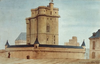 Fangehullet til slottet i Vincennes av French School