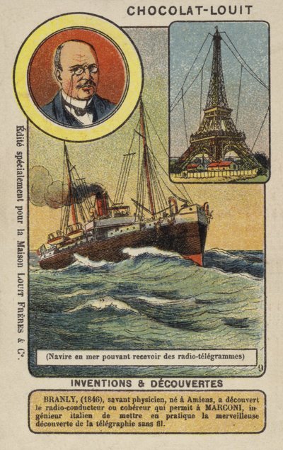 Edouard Branly , fransk fysiker og oppfinner av French School