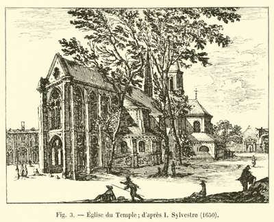 Tempelkirken; etter I Sylvester, 1650 av French School