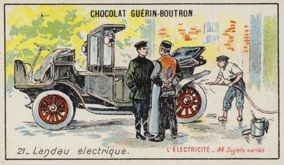 Electric Landau (chromolitho) av French School