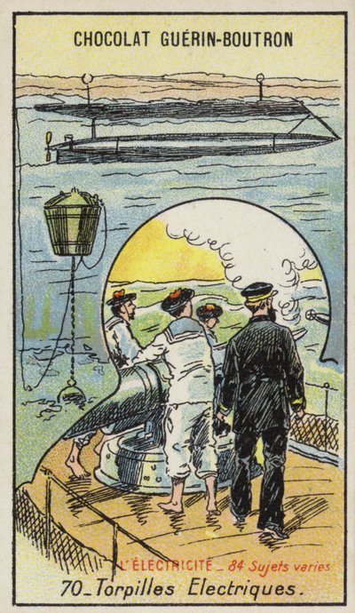 Elektriske torpedoer (chromolitho) av French School
