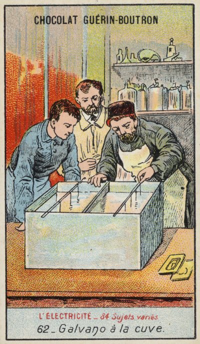 Elektrotyping tank (chromolitho) av French School