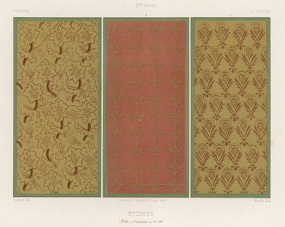 Broderte stoffer fra Frankrike fra 1400-tallet av French School
