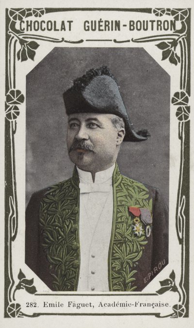 Emile Faguet, Academie-Francaise (farget bilde) av French School
