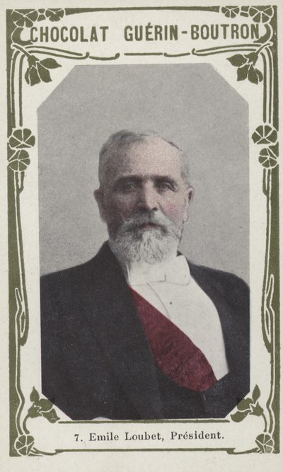 Emile Loubet, president (farget bilde) av French School