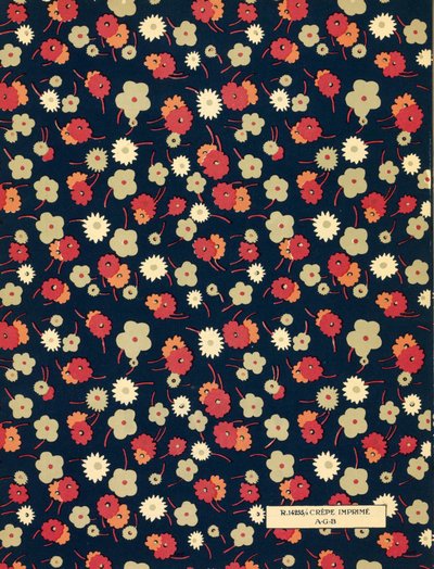 Sluttpapir fra Art-Gout_Beaute, ca. 1920-tallet (sjablongtrykk) av French School