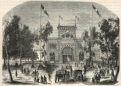 Gravering i "Tableau-de-Paris" av Edmond Texier 1852 av French School