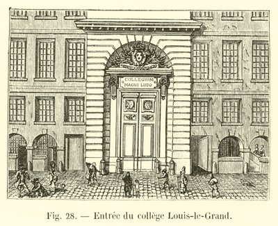 Inngang til Louis-le-Grand College av French School
