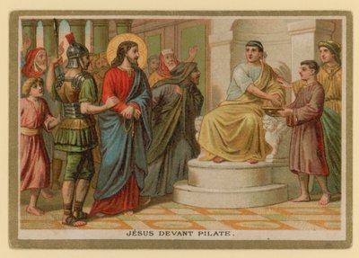 Episode i Jesu Kristi liv (kromolitho) av French School