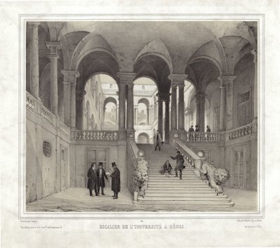 Universitetstrapper i Genova av French School