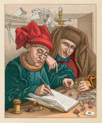 Europa middelalderdrakt av French School