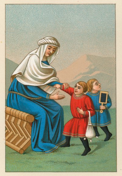 Europa middelalderdrakt av French School