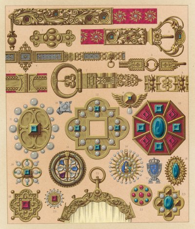 Europa XIVth-XVth Cent Costume av French School