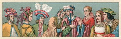 Europe XV-XVIth Cent Costume av French School