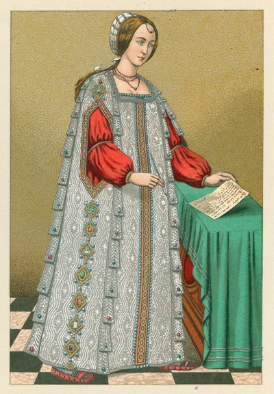 Europa XVIth Cent-kostyme av French School